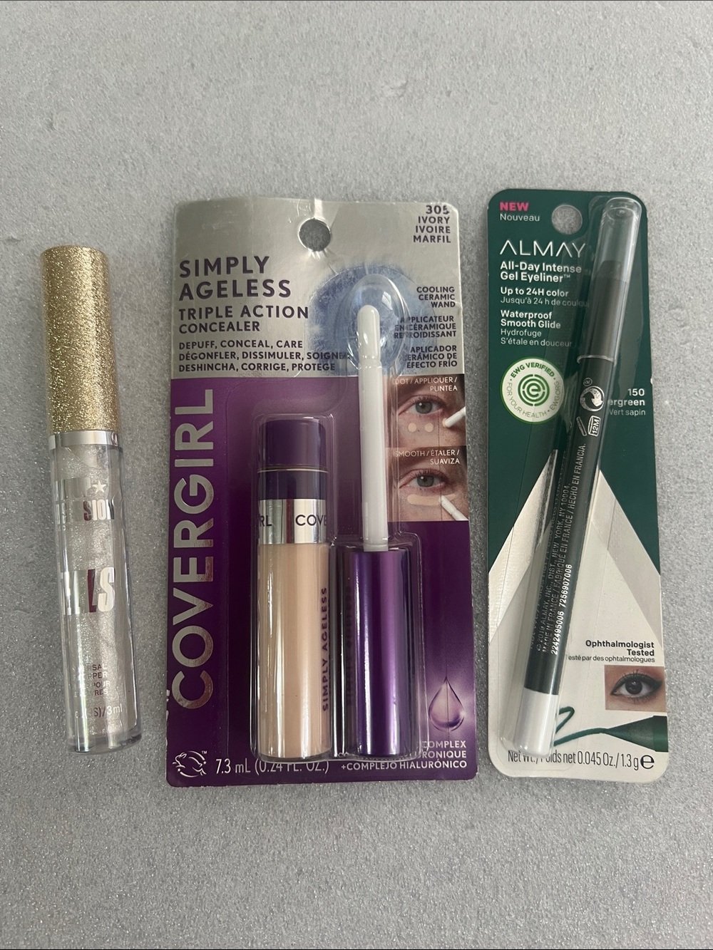 3pcs Cosmetic Bundle Almay Covergirl Makeup Obsessed London